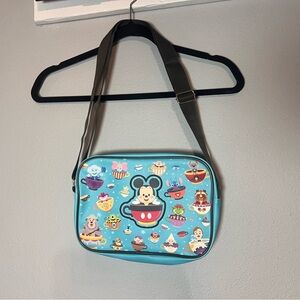 Disney World Parks 50th Anniversary Crossbody Bag Magic Kingdom Cuties Blue